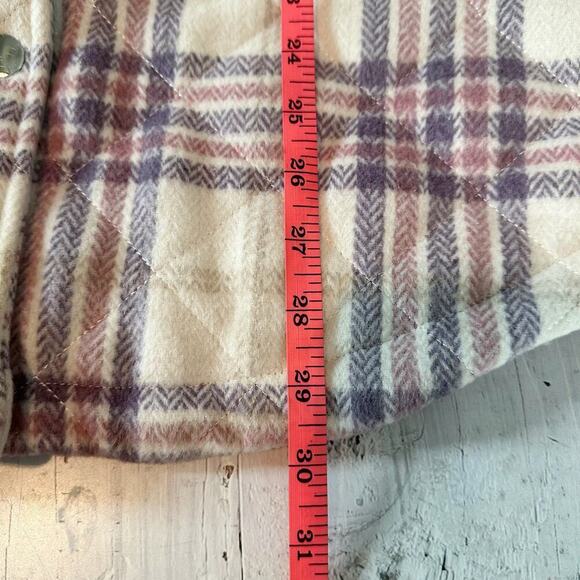 Lovers + Friends Revolve Conlee Quilted Shacket Pink Purple Size Medium - Picture 8 of 13